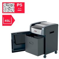 Rexel XP512+ Aktenvernichter mit Partikelschnitt P-5, 2 x 15 mm, bis 12 Blatt, grau