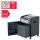 Rexel XP512+ Aktenvernichter mit Partikelschnitt P-5, 2 x 15 mm, bis 12 Blatt, grau