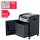 Rexel XP514+ Aktenvernichter mit Partikelschnitt P-5, 2 x 15 mm, bis 14 Blatt, grau