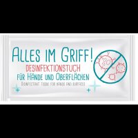HELLMA Desinfektionstücher Alles im Griff 1-lagig weiß, 70 Tücher