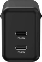 XLAYER Powercharger 45W Ladeadapter schwarz, 45 Watt