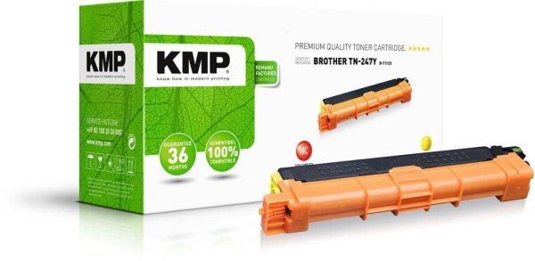 KMP B-T112X  gelb Toner kompatibel zu brother TN-247Y