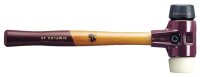HALDER SIMPLEX Schonhammer Ø 30 mm Kopf: Gummi, Nylon
