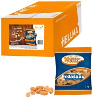 HELLMA Knabberspaß Erdnüsse 100x 25,0 g, 100 St.