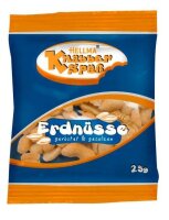 HELLMA Knabberspaß Erdnüsse 100x 25,0 g, 100 St.