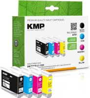 KMP B75V schwarz, cyan, magenta, gelb Druckerpatronen...