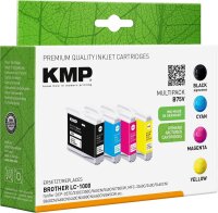 KMP B75V schwarz, cyan, magenta, gelb Druckerpatronen...