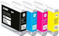 KMP B75V schwarz, cyan, magenta, gelb Druckerpatronen kompatibel zu brother LC1000VAL, 4er-Set