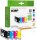 KMP B75V schwarz, cyan, magenta, gelb Druckerpatronen kompatibel zu brother LC1000VAL, 4er-Set