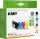 KMP B75V schwarz, cyan, magenta, gelb Druckerpatronen kompatibel zu brother LC1000VAL, 4er-Set