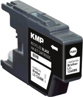 KMP B59B schwarz Druckerpatrone kompatibel zu brother LC-1240BK