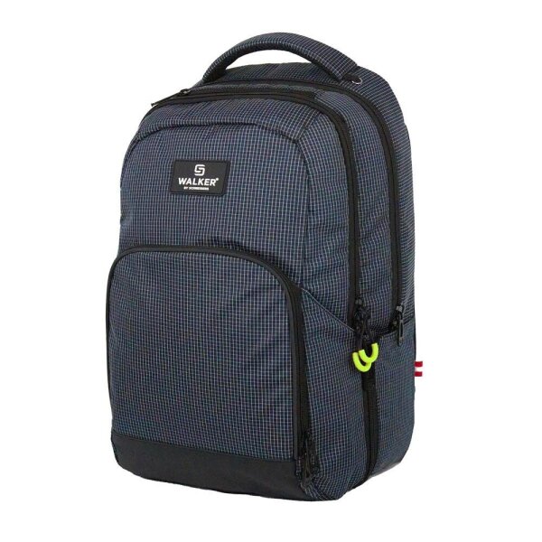 Walker Schulrucksack College 2.0 Kunstfaser dunkelblau/weiß