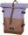 Walker Schulrucksack Roll-Up Two Kunstfaser beige/lila 30 l