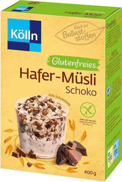 Kölln Schoko Glutenfrei Müsli 400,0 g, 1 St.