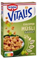 Dr. Oetker Vitalis Knuspermüsli Müsli 600,0 g