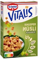 Dr. Oetker Vitalis Knuspermüsli Müsli 1,5 kg, 1...
