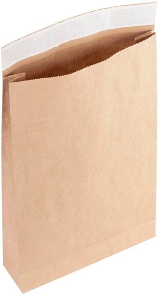 flexiPAK Faltentaschen classic Fixverschluss ca. DIN B4 ohne Fenster braun mit 7,0 cm Falte, 300 St.