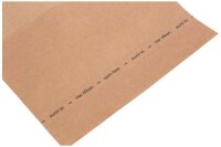 flexiPAK Faltentaschen classic Doppelfixverschluss ca. DIN D4 ohne Fenster braun mit 5,0 cm Falte, 300 St.