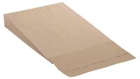 flexiPAK Faltentaschen classic eco Doppelfixverschluss DIN B4 ohne Fenster natur mit 5,0 cm Falte, 300 St.