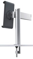 DURABLE Tablet-Halterung Table Clamp 893123 silber, schwarz für 1 Tablet, Tischklemme