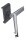 DURABLE Tablet-Halterung Table Clamp 893123 silber, schwarz für 1 Tablet, Tischklemme