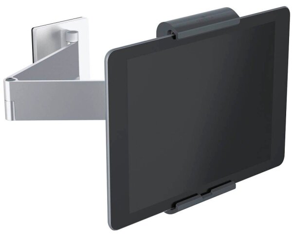 DURABLE Tablet-Halterung Wall Arm 893423 silber, schwarz für 1 Tablet, Wandhalterung