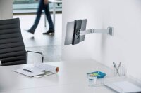 DURABLE Tablet-Halterung Wall Arm 893423 silber, schwarz für 1 Tablet, Wandhalterung