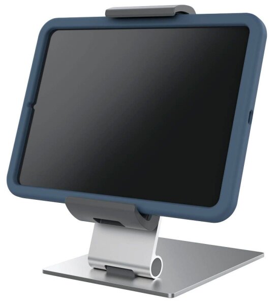 DURABLE Tablet-Halterung Table XL 893723 silber, schwarz für 1 Tablet, Tischbohrung