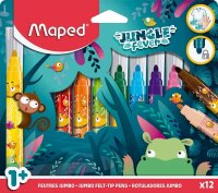 maped JUNGLE fever Filzstifte farbsortiert, 12 St.