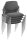 Nowy Styl Besucherstühle Styl STYL CHROM C-38 4ER anthrazit Stoff, 4 St.