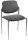 Nowy Styl Besucherstühle Styl STYL CHROM C-38 4ER anthrazit Stoff, 4 St.