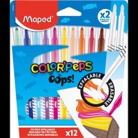 maped Color Peps OOps Filzstifte farbsortiert, 12 St.