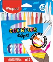 maped Color Peps OOps Filzstifte farbsortiert, 12 St.