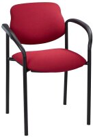 Nowy Styl Besucherstühle Styl bordeaux Stoff, 2 St.