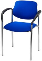 Nowy Styl Besucherstühle Styl blau Stoff, 2 St.