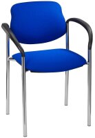 Nowy Styl Besucherstühle Styl blau Stoff, 2 St.
