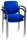 Nowy Styl Besucherstühle Styl blau Stoff, 2 St.