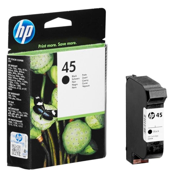HP 45(51645AE) schwarz Druckerpatrone