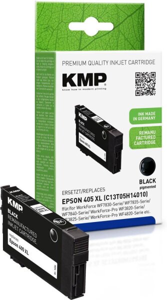 KMP  schwarz Druckerpatrone kompatibel zu EPSON 405XL BK