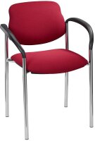 Nowy Styl Besucherstühle Styl bordeaux Stoff, 2 St.