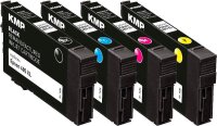 KMP  schwarz, cyan, magenta, gelb Druckerpatronen kompatibel zu EPSON 405XL BK/C/M/Y, 4er-Set