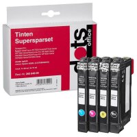 dots  schwarz, cyan, magenta, gelb Druckerpatronen...