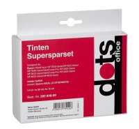 dots  schwarz, cyan, magenta, gelb Druckerpatronen...