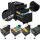 SONGMICS Rollcontainer schwarz 3 Auszüge 39,0 x 52,0 x 60,0 cm