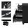 SONGMICS Rollcontainer schwarz 3 Auszüge 39,0 x 45,0 x 55,0 cm