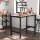 VASAGLE Stehtisch rechteckig Spanplatte braun 120,0 x 60,0 x 90,0 cm, 1 St.