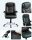 SONGMICS Chefsessel, OBG21B Kunstleder schwarz, Gestell