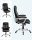 SONGMICS Chefsessel, OBG21B Kunstleder schwarz, Gestell