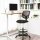 SONGMICS Arbeitsdrehstuhl schwarz