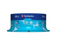 verbatim CD-R 700 MB, 25 St.